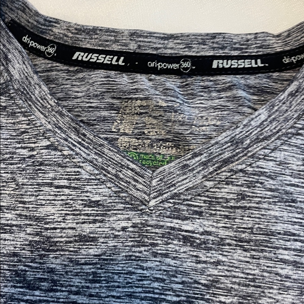 Russell Athletic Heather Gray Short Sleeve Tee
